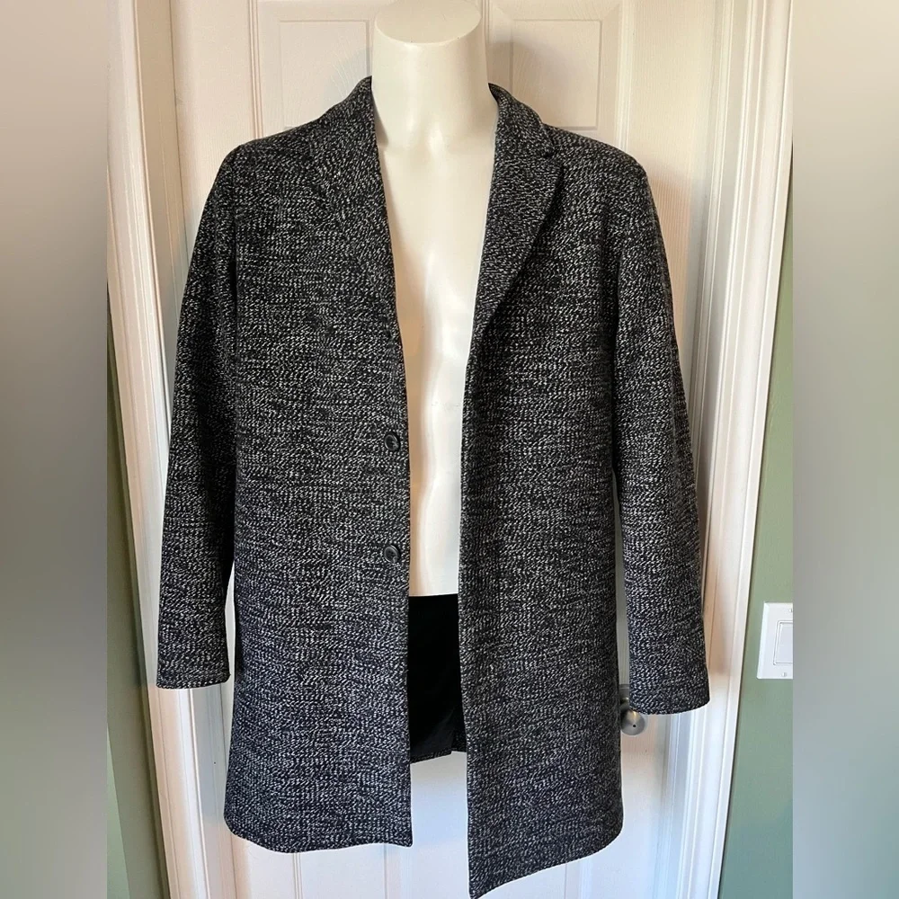 Mens Selected Homme Slhbrove Wool Top Coat Size Large EUC - Picture 3 of 13